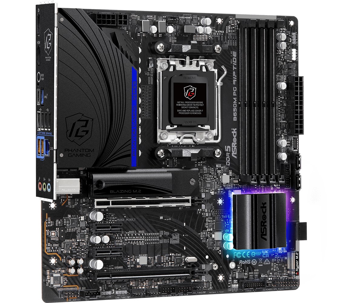 Płyta Socket AM5 ASRock B650M PG RIPTIDE - obrazek 4