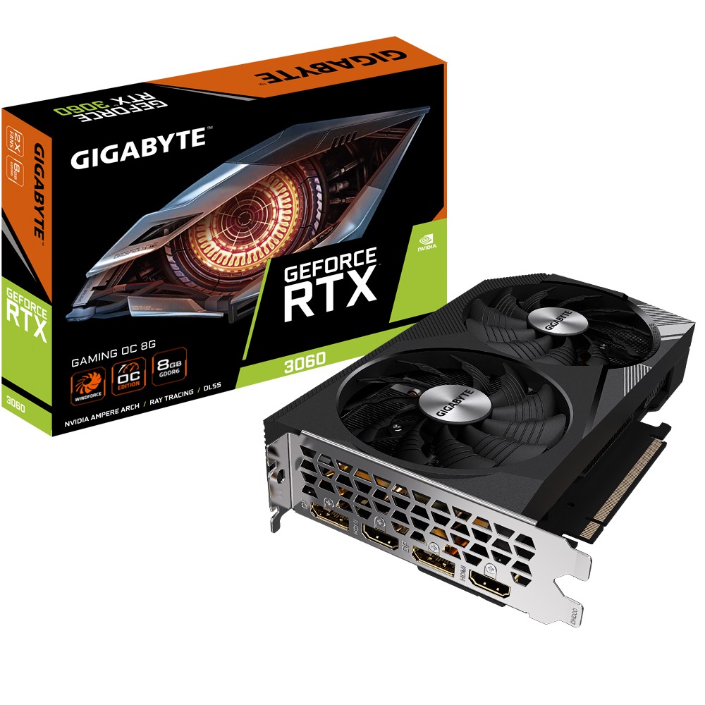 GeForce RTX 3060   8GB  Gigabyte  Gaming OC