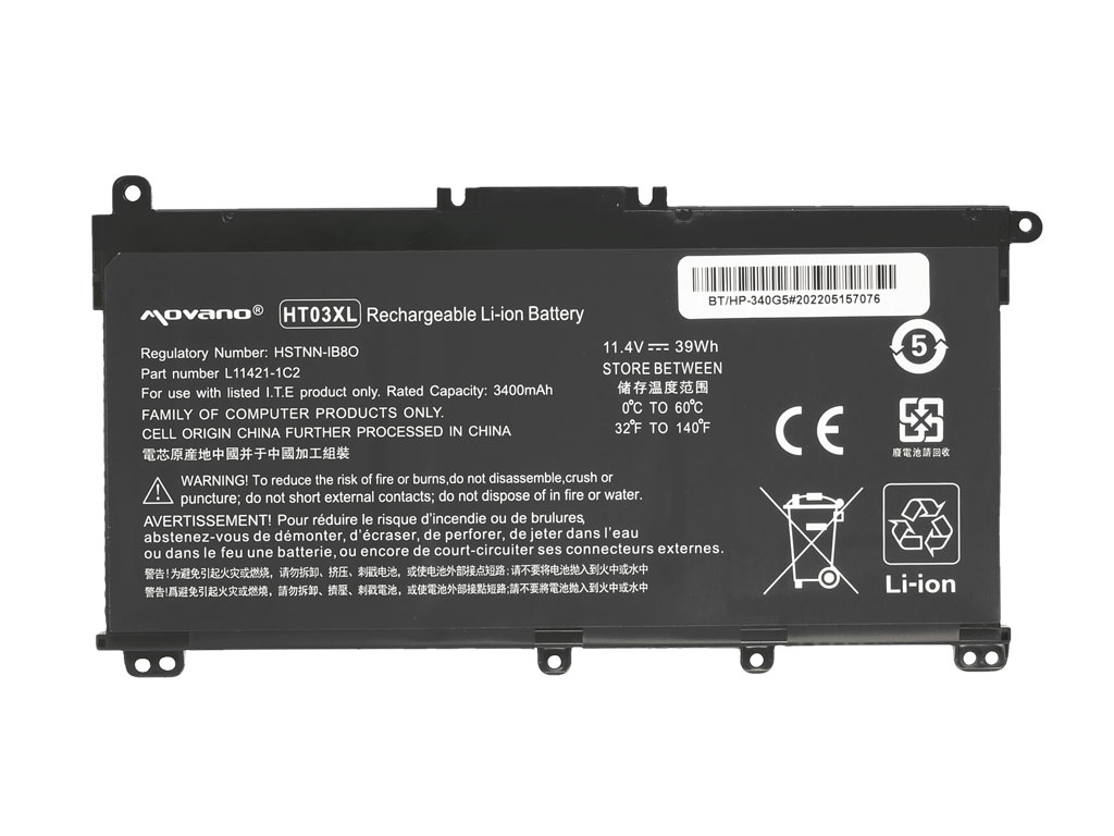 Bateria do laptopa HP 250 G7; 250 G8; 255 G7; 255 G8; 470 G7 11.4V 3400mAh - obrazek 3
