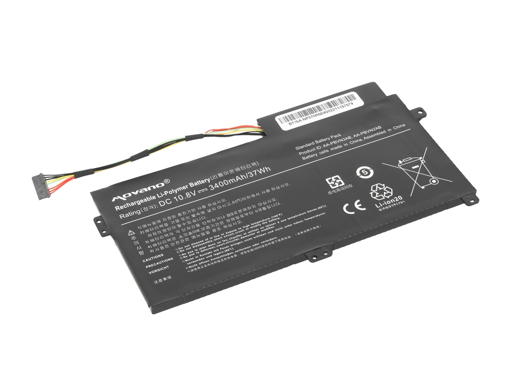 Bateria do laptopa Samsung NP370R5E; NP450R5E; NP510R5E  10.8V  3400 mAh