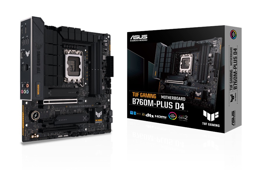 Płyta Socket LGA1700 Asus TUF GAMING B760M-PLUS D4