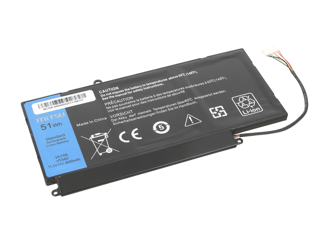 Bateria do laptopa Dell Latitude 5460; 5480; 5560; P34F  11.1V  4600mAh