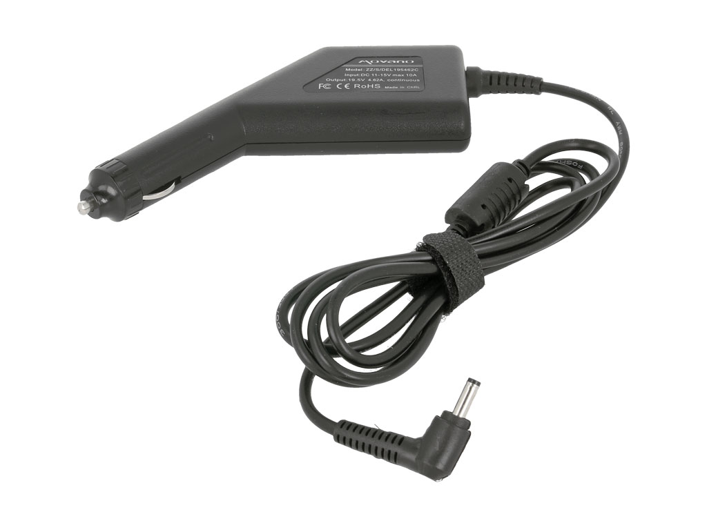 Zasilacz samochodowy do laptopa Dell 19.5V 90W 4,0x1,7mm - obrazek 3