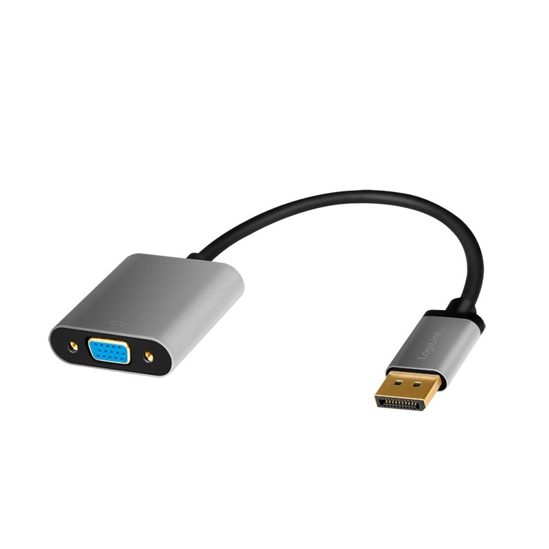 Adapter DisplayPort męski na VGA żeński  LogiLink
