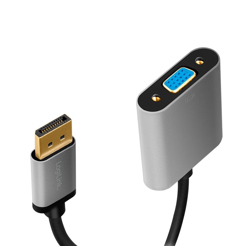 Adapter DisplayPort męski na VGA żeński LogiLink - obrazek 3