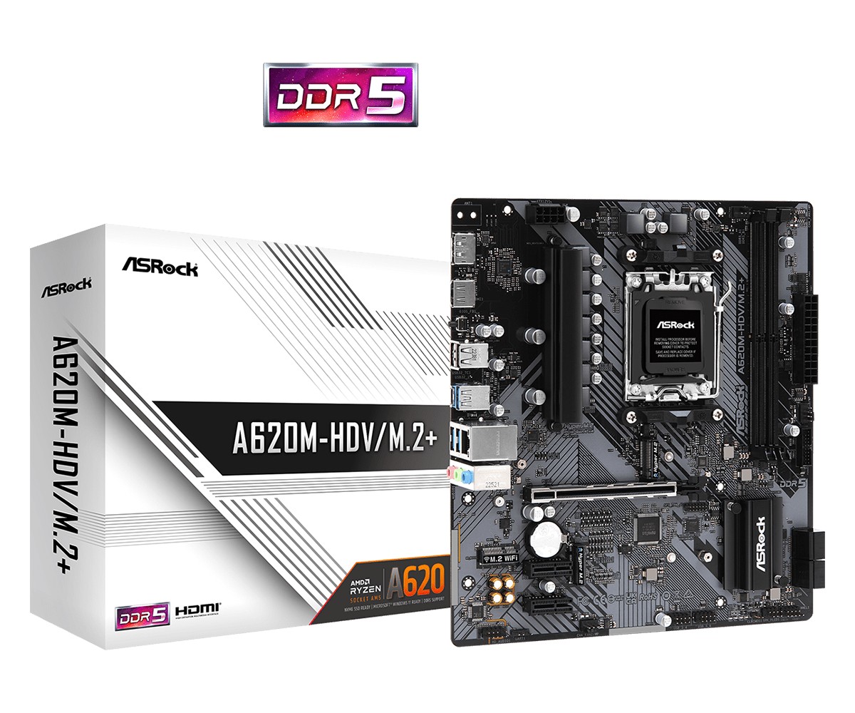 Płyta Socket AM5  ASRock A620M-HDV/M.2+