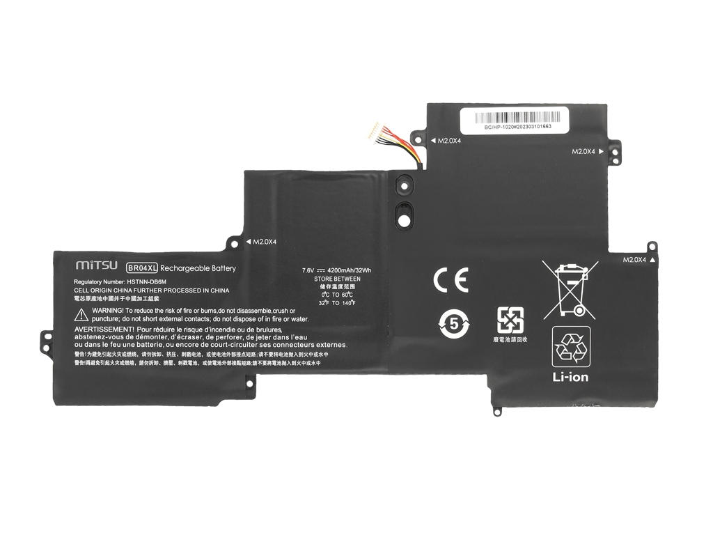 Bateria do laptopa HP EliteBook Folio 1020 G1 7.6 V 4200 mAh - obrazek 4