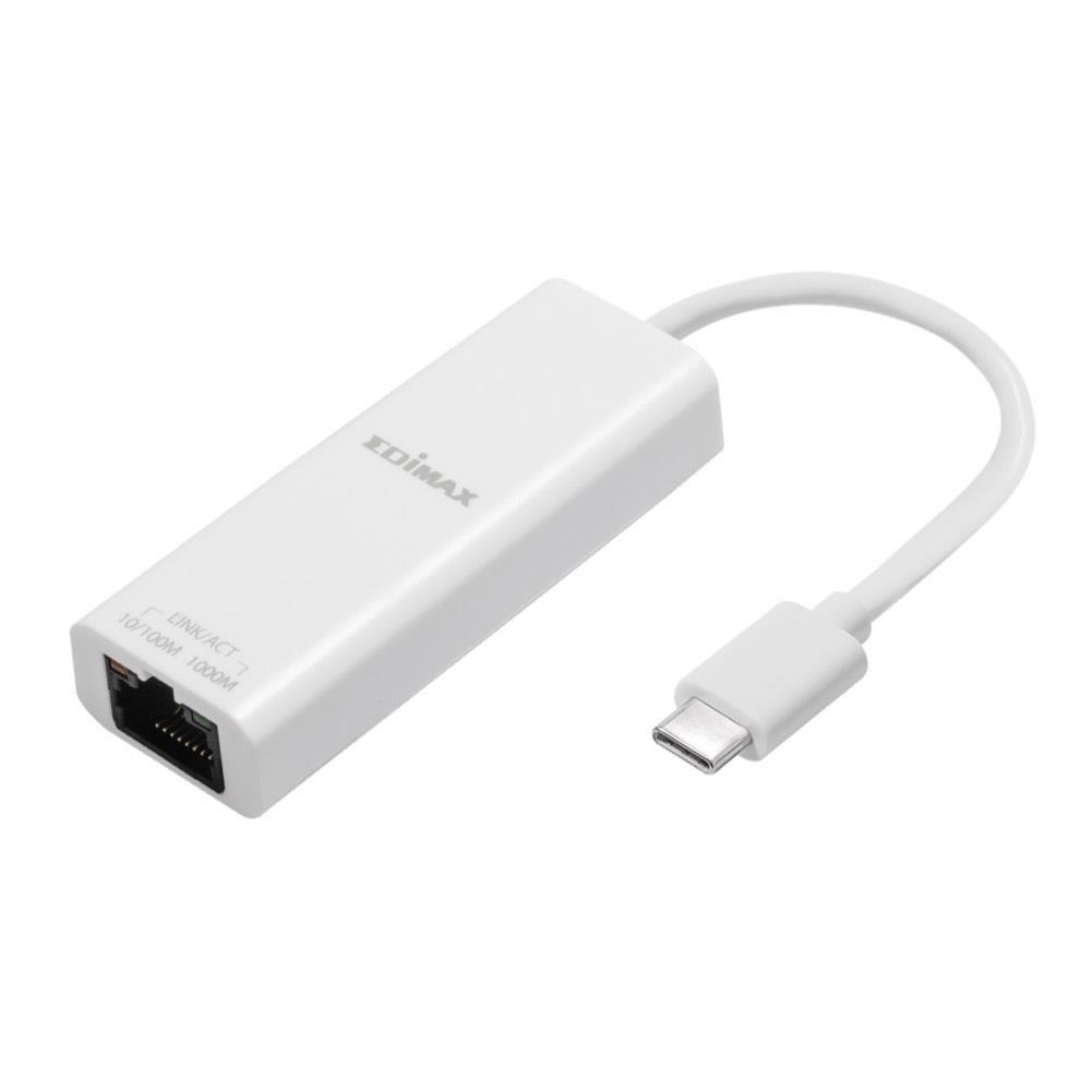 Karta sieciowa USB-C LAN Gigabit Ethernet 10/100/1000 Mb/s RJ45  Edimax EU-4306C