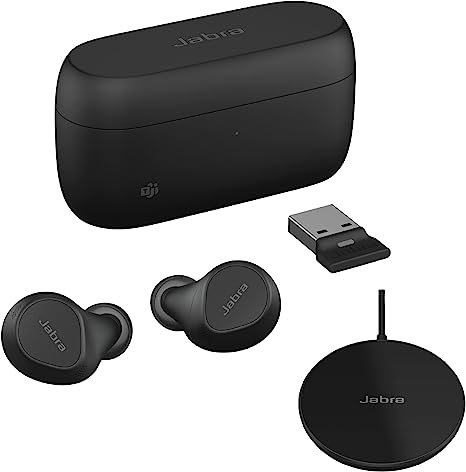 Słuchawki bezprzewodowe Jabra Evolve2 Buds USB-A MS MS Wireless Charging Pad