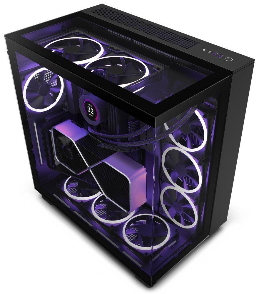 Obudowa NZXT H9 Elite z oknem Czarna