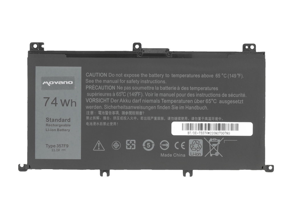 Bateria do laptopa Dell Inspiron 15 5576; 7557 11.4 V 6600 mAh - obrazek 4