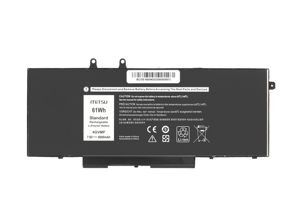 Bateria do laptopa Dell Latitude 5400, 5500, 5510 7.6 V 8000 mAh - obrazek 3
