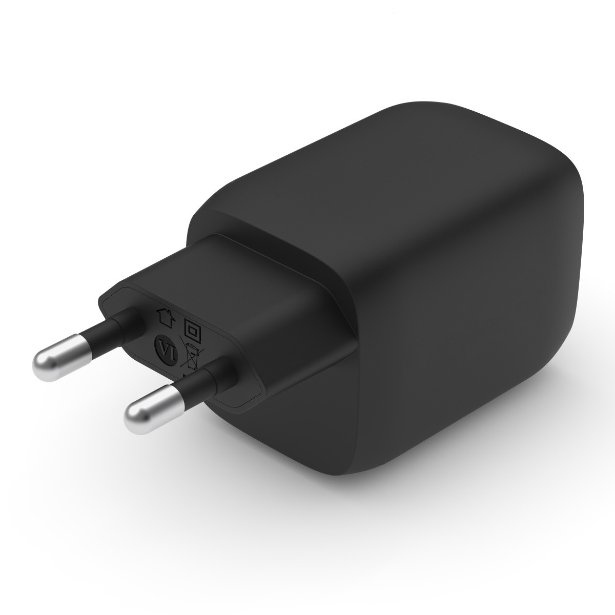 Ładowarka sieciowa USB GaN 65W 2 x USB Type-C PD Belkin Czarna - obrazek 4