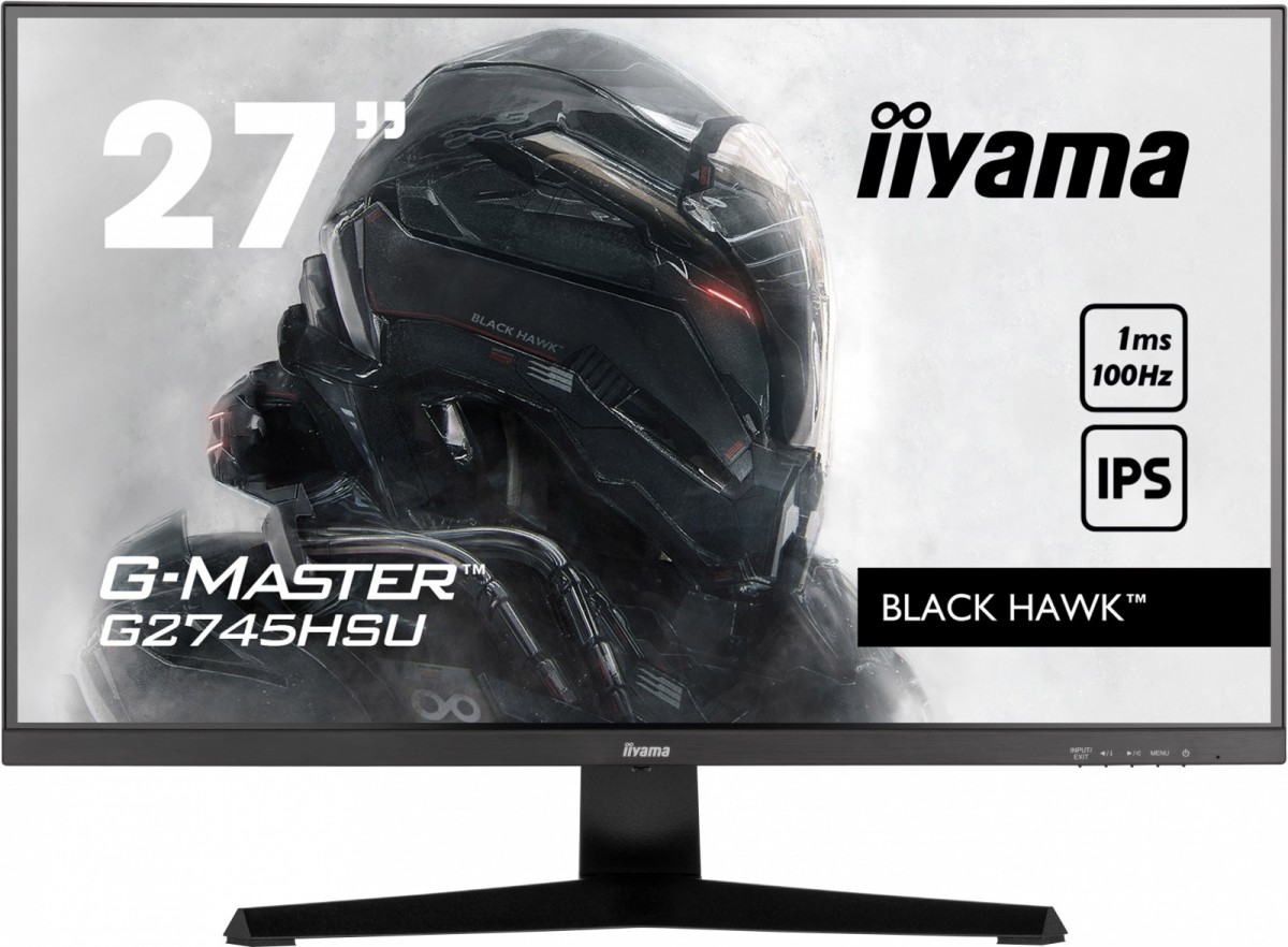 Monitor 27" iiyama G-MASTER gaming series G2745HSU-B1  Black Hawk
