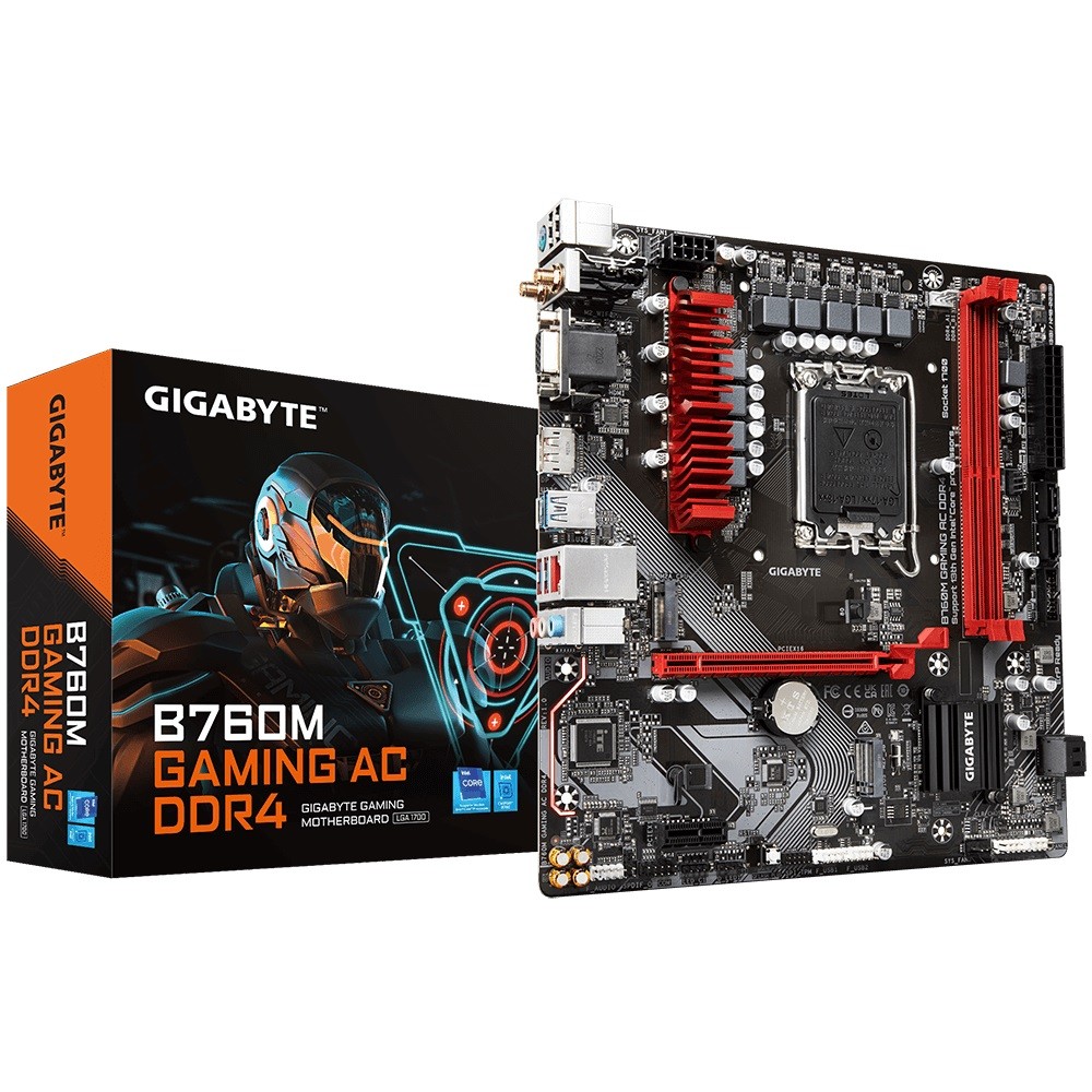 Płyta Socket LGA1700  Gigabyte B760M GAMING AC DDR4