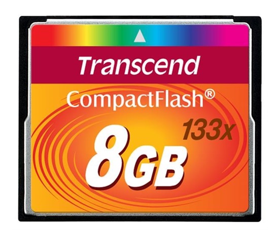 - karta pamieci CF   8GB Transcend High Speed 133x