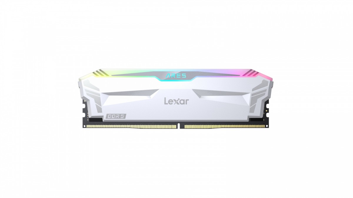 DIMM PC-6400 DDR5 32GB Lexar Ares RGB Gaming White **2 x 16GB** - obrazek 3