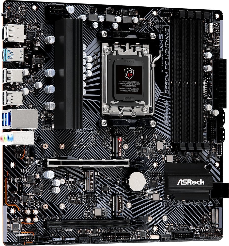 Płyta Socket AM5 ASRock B650M PG LIGHTNING - obrazek 3