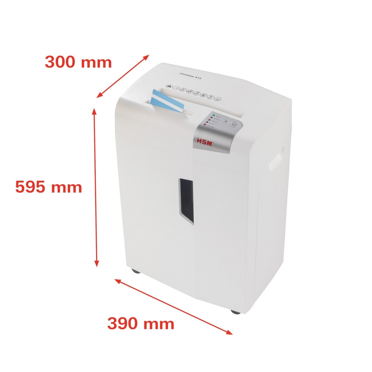 Niszczarka HSM Shredstar X13 ścinki 4x37mm P-4 - obrazek 5