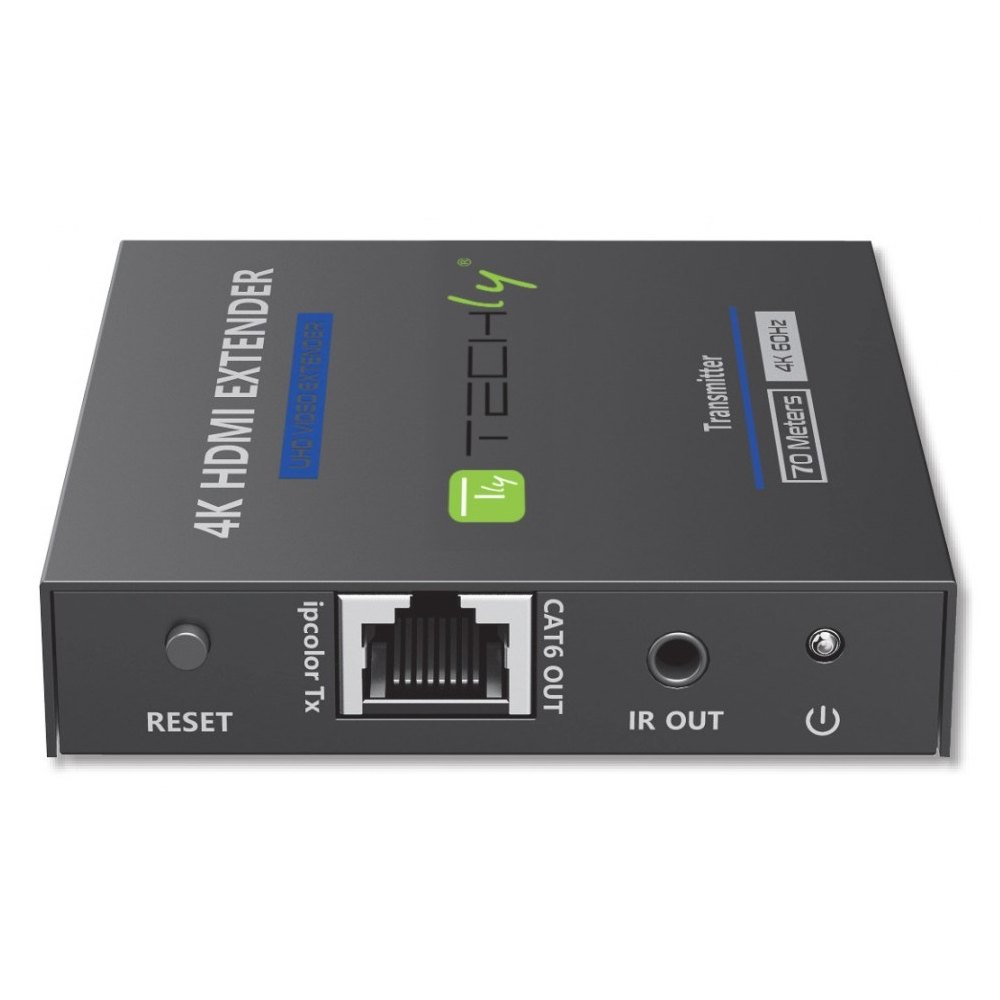 Extender HDMI po skrętce kat6/6a/7 do 70m 4K Techly - obrazek 5
