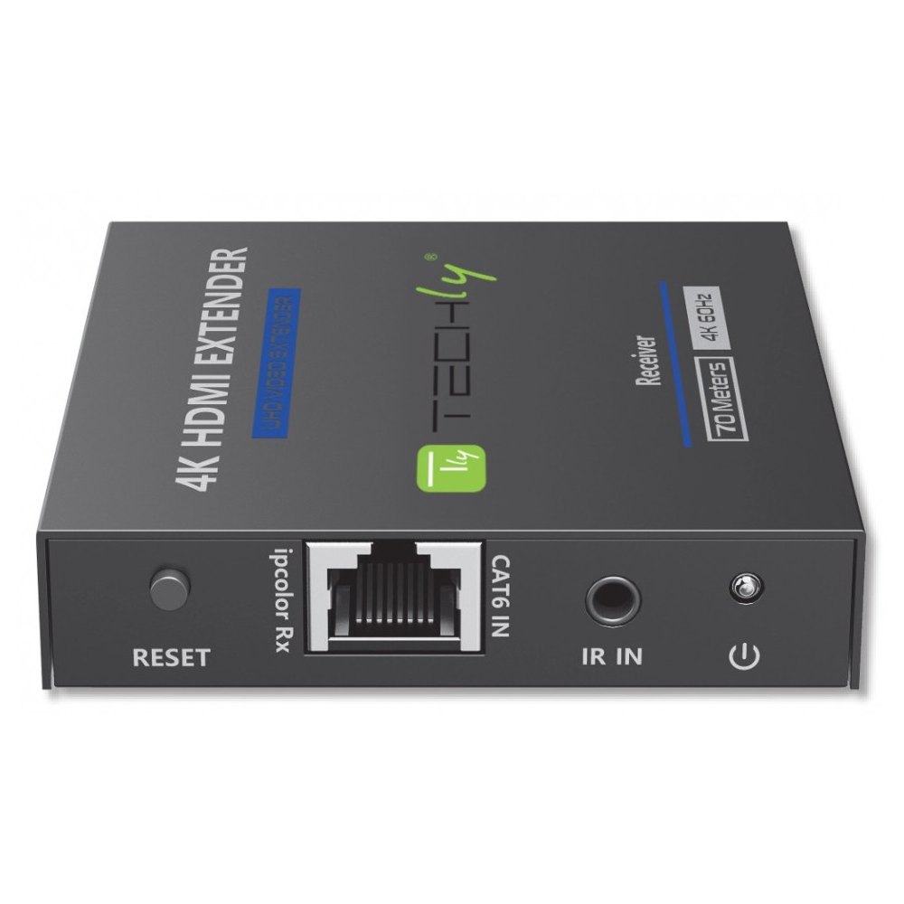 Extender HDMI po skrętce kat6/6a/7 do 70m 4K Techly - obrazek 3