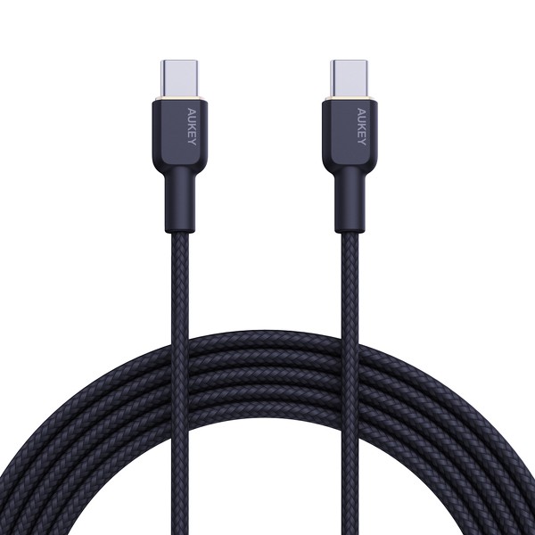 Kabel USB Type-C  1.8 m  Aukey 60W  Nylon