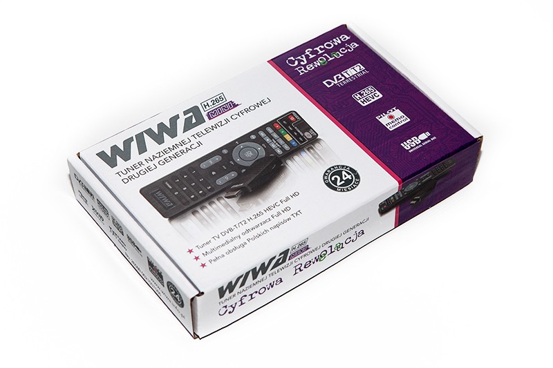 Dekoder WIWA H.265 MINI DVB-T/DVB-T2 H.265 HD - obrazek 3