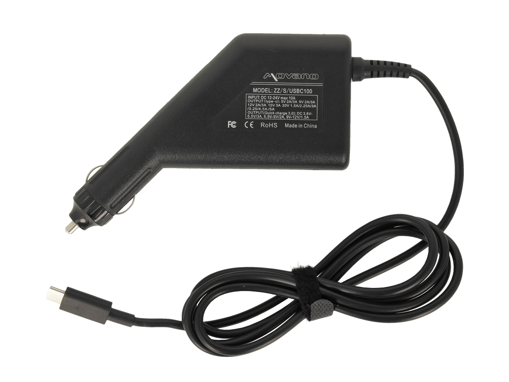 Zasilacz samochodowy do laptopa USB Type-C 100W - obrazek 3