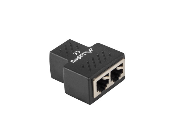 Adapter sieciowy rozdzielacz RJ45 do 2x RJ45  Lanberg