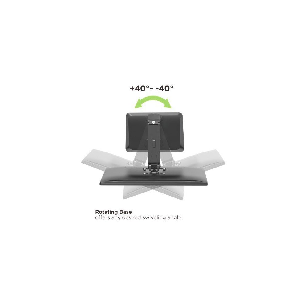 Stojak biurkowy do monitora 17-32" 10kg Czarny Techly - obrazek 3