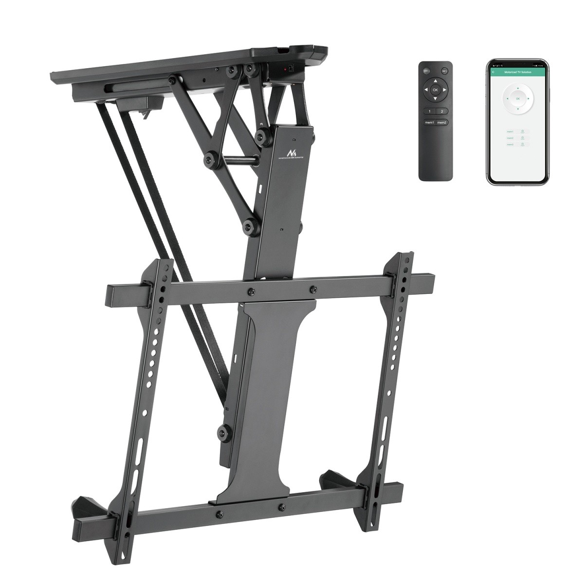 Uchwyt do mocowania LCD 32" - 70" - 35 Kg  Sufitowy  elektryczny; uchylny  Maclean