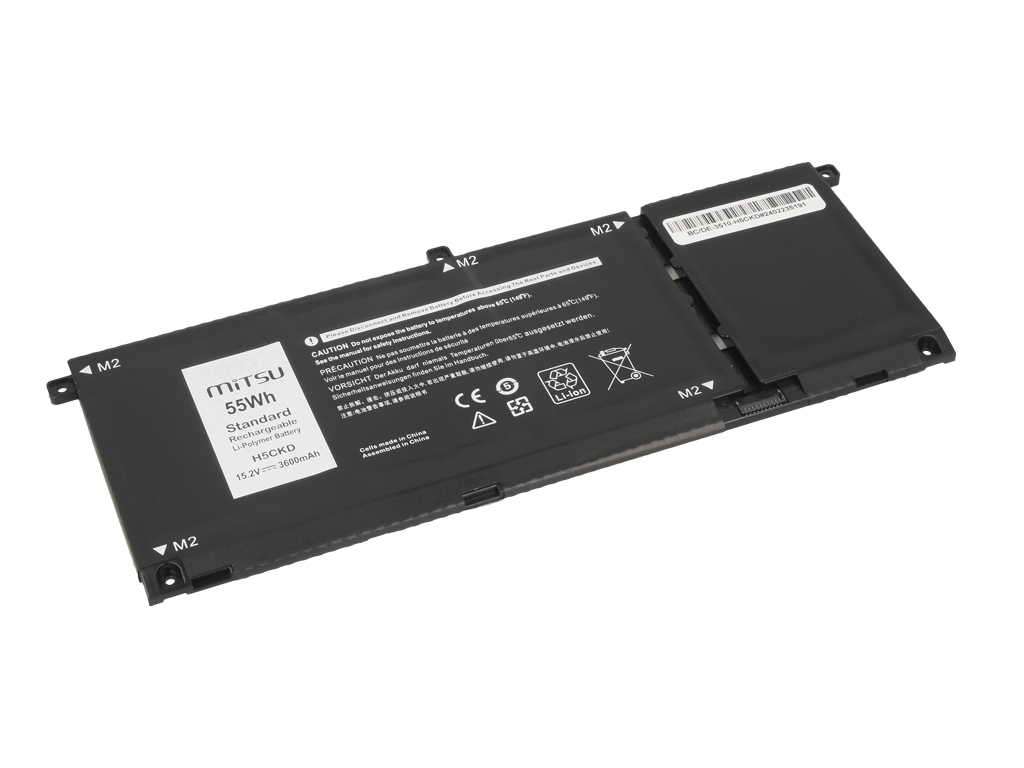 Bateria do laptopa Dell Latitude 15 (3510), Inspiron 13 (7306)  15.2 V  3600 mAh