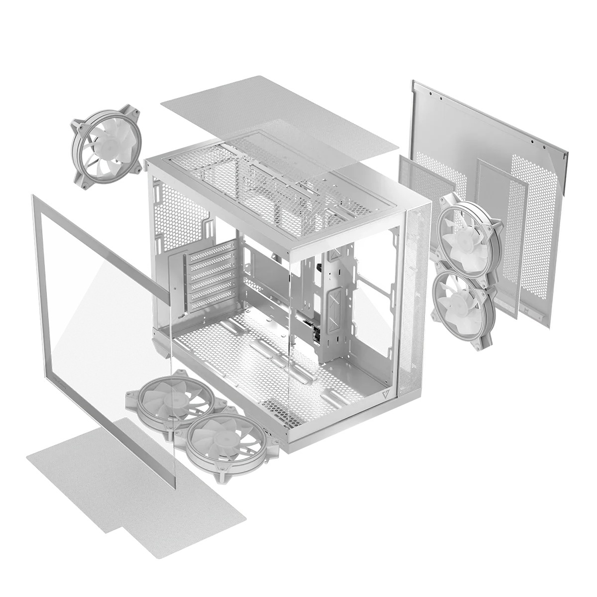 Obudowa Modecom Volcano Panorama APEX ARGB 5F Biała - obrazek 5