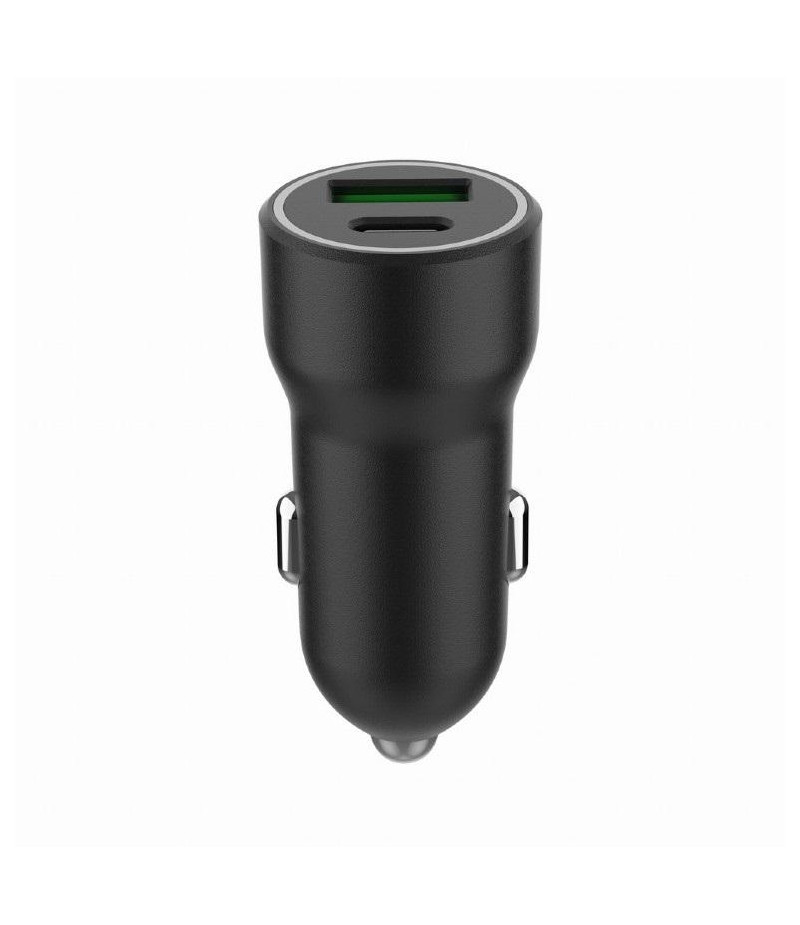 Ładowarka samochodowa USB Type-C + USB 20W PD QC 3.0 Gembird - obrazek 3
