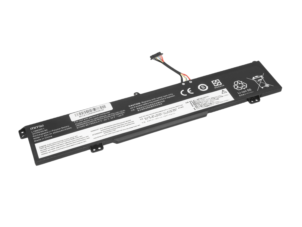 Bateria do laptopa Lenovo IdeaPad L340-15IRH L340-17IRH  11.55 V  4600 mAh