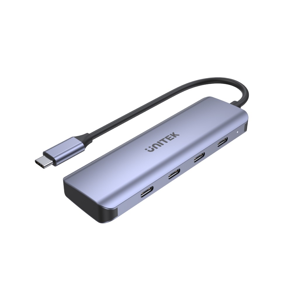 HUB USB Type-C  4 portowy  Unitek