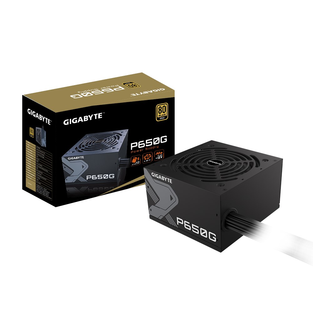 Zasilacz ATX 650W Gigabyte P650GM Modularny 80 Plus Gold - obrazek 2