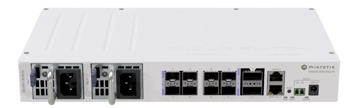 Switch MikroTik Cloud Router Switch CRS510-8XS-2XQ-IN