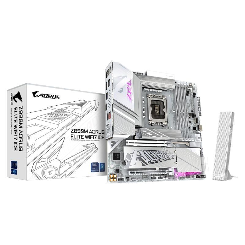 Płyta Socket LGA1851  Gigabyte Z890M A ELITE WF7 ICE