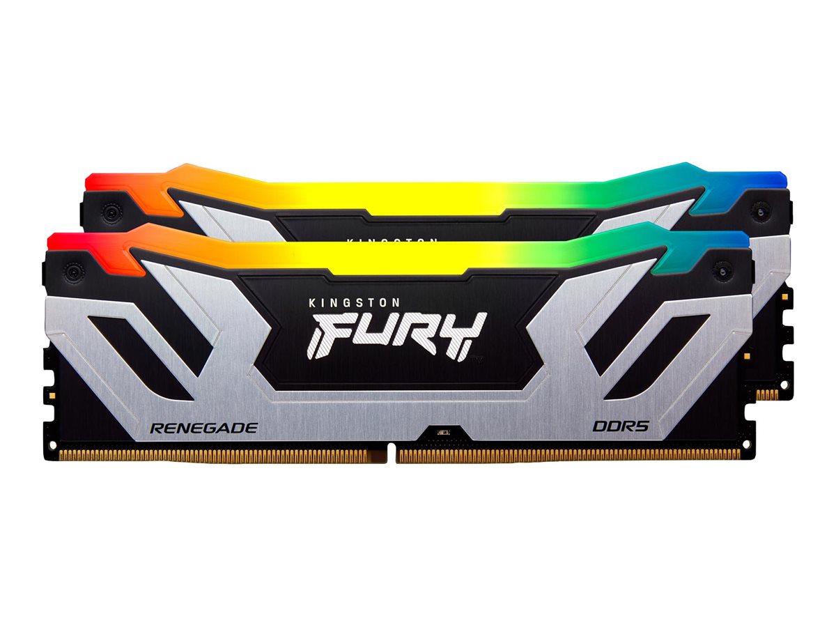 CUDIMM PC-8400 DDR5   48GB      Kingston KF584CU40RSAK2-48  Fury Renegade RGB Silver XMP  **2 x 16GB**