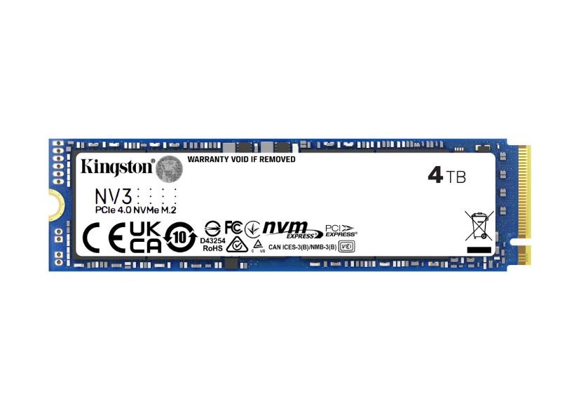 SSD M.2 NVMe PCIe Gen.4  4TB  Kingston NV3