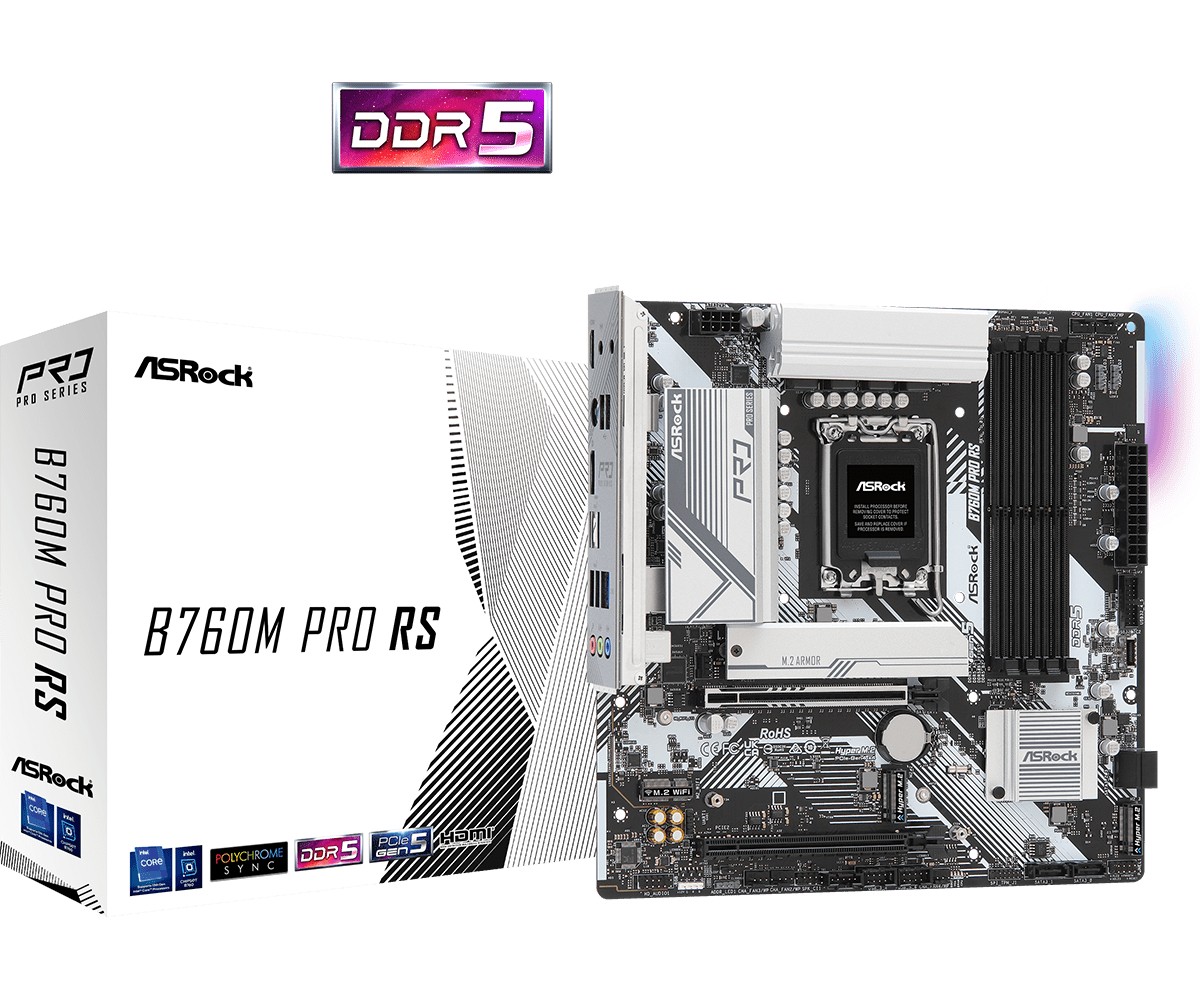 Płyta Socket LGA1700  ASRock B760M PRO RS