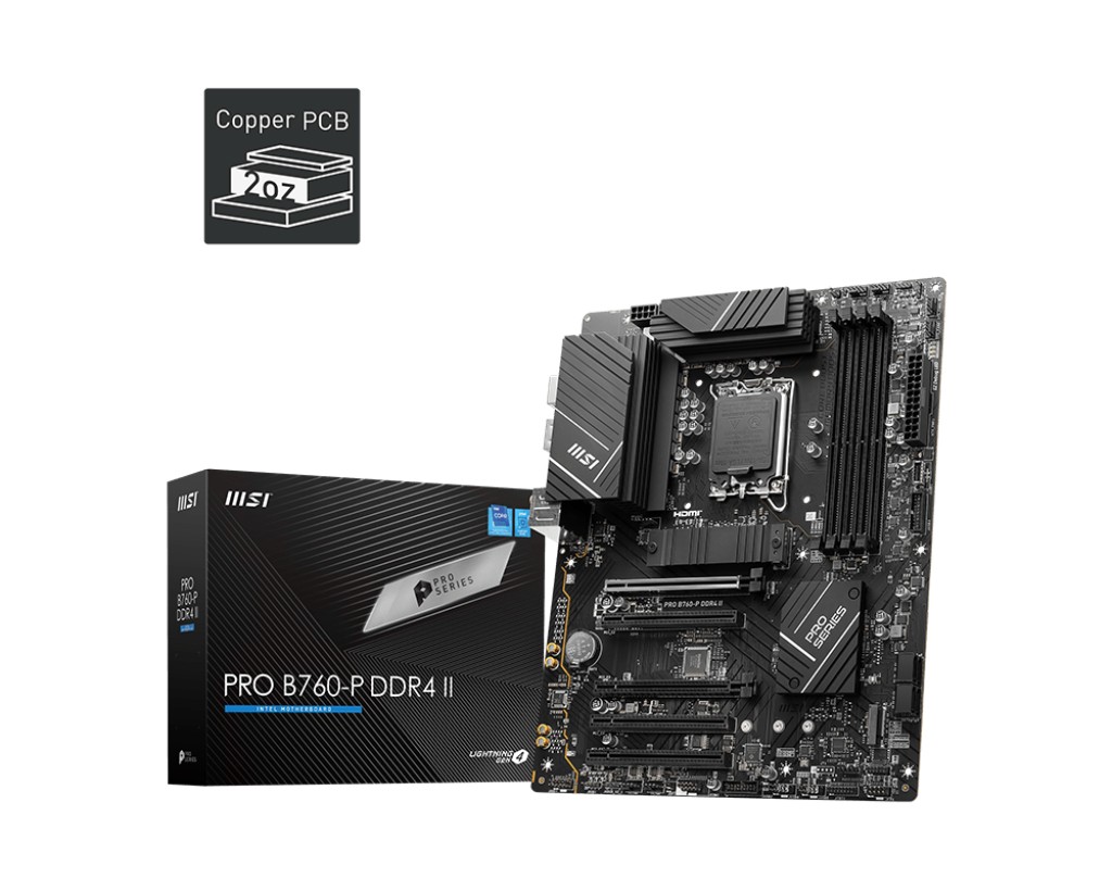 Płyta Socket LGA1700  MSI PRO B760-P DDR4 II