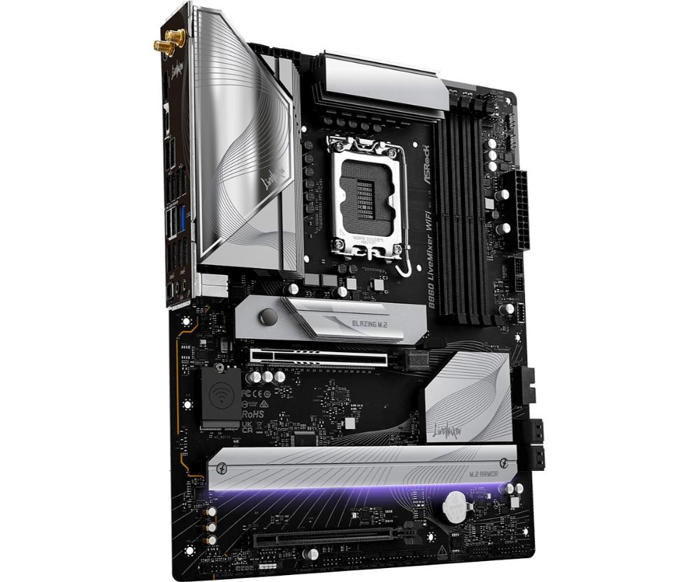 Płyta Socket LGA1851 ASRock B860 LIVEMIXER WIFI - obrazek 2
