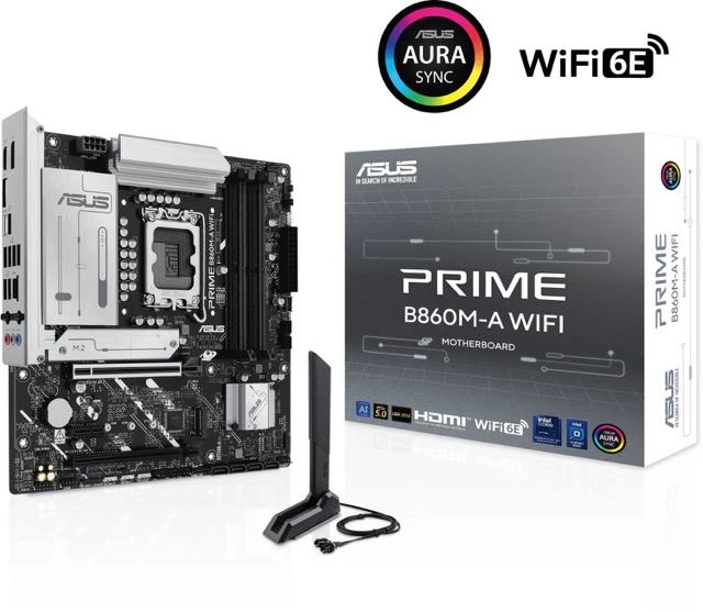 Płyta Socket LGA1851  Asus PRIME B860M-A WIFI
