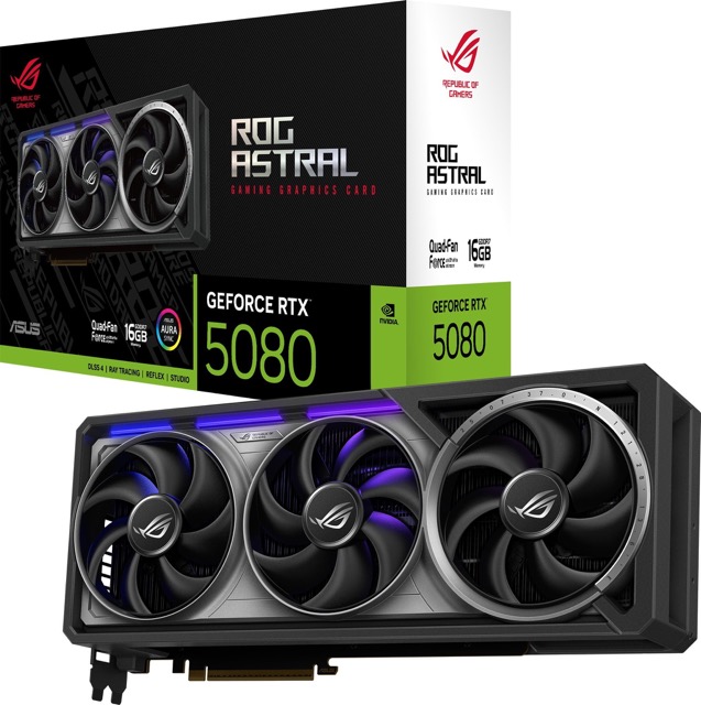 GeForce RTX 5080  16GB  Asus  ROG Astral