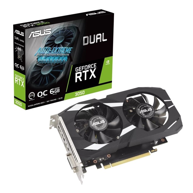GeForce RTX 3050  6GB  Asus  Dual OC