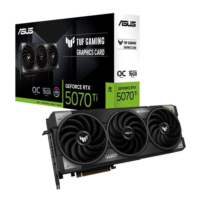 GeForce RTX 5070 Ti  16GB  Asus  TUF Gaming OC