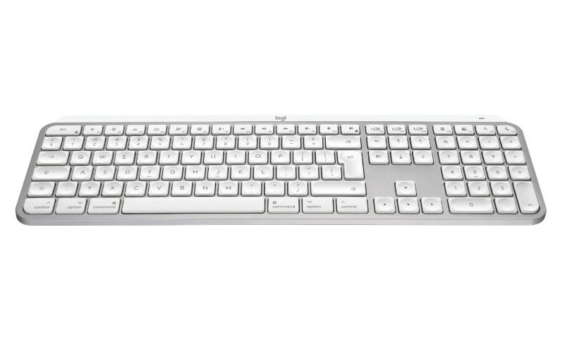 Klawiatura bezprzewodowa Logitech MX Keys S dla komputerów Mac Pale Grey - obrazek 4