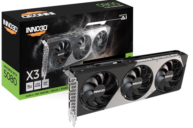 GeForce RTX 5080  16GB  Inno3D  X3 OC